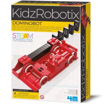 מכונית רובוט DominoBot לסידור דומינו לילדים מבית 4M