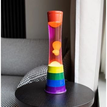 מנורת לבה קשת Rainbow