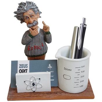 מעמד שולחני "איינשטיין" לעטים וכרטיסי ביקור
