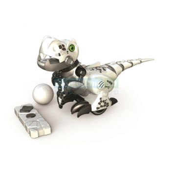 רובוט דינוזאור שיש לאמן אותו SILVERLIT - לבן
