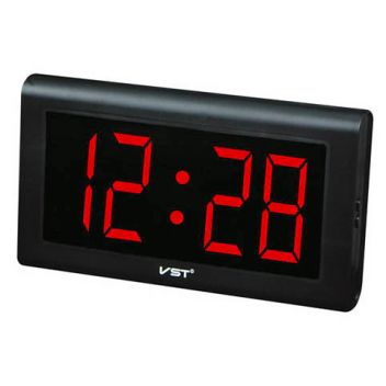 שעון דיגיטלי ספרות גדולות 33 ס''מ - אדום