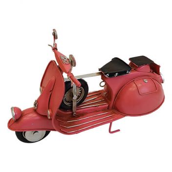  אופנוע וספה Vespa רטרו ורוד 