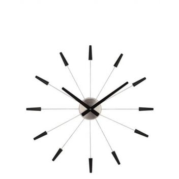 שעון קיר בעיצוב על זמני 60 ס"מ