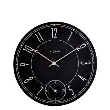 שעון קיר אנלוגי - עם שעון שניות 43 ס"מ