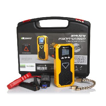 מטען בוסטר נייד 22,800mAh למצבר הרכב, לסמארטפון ועוד