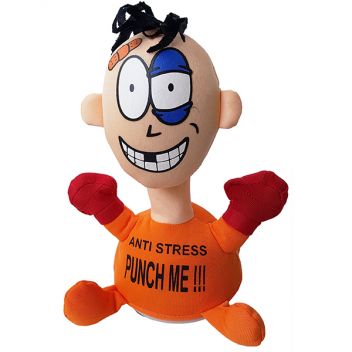 בובת אגרוף לשחרור לחצים - כתום