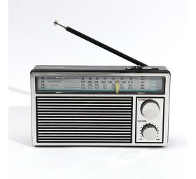 רדיו טרנזיסטור אנלוגי נטען AM/FM