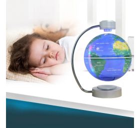 גלובוס מגנטי צף 8 אינץ' עם תאורת LED