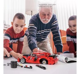 משחק הרכבה מכונית ספורט ממונעת על שלט