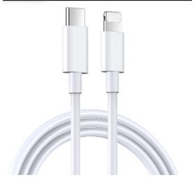 כבל טעינה מהירה וסנכרון אפל Apple Lightning to USB-C