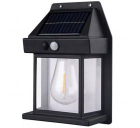 מנורת לד סולרית נטענת לכניסה לבית ולחצר Solar Lamp