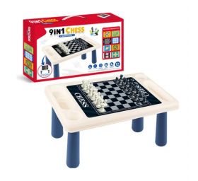 ערכת משחקי שולחן שחמט מגנטי 9 ב-1 ClipToys