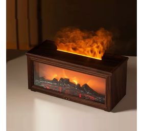 תאורת אווירה ומפיץ ריח בעיצוב אח