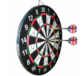 לוח קליעה למטרה עם חיצים DARTS עבה ואיכותי