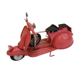  אופנוע וספה Vespa רטרו ורוד 