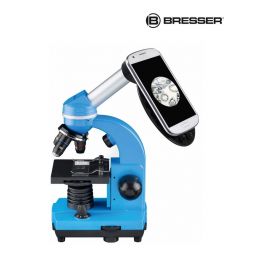 מיקרוסקופ אופטי ביולוגי מקצועי לילדים 40X-1600X משולב מעמד לסמארטפון Bresser
