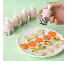 סט 8 חותכי צורות לירקות פירות ובצקים