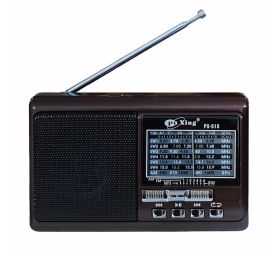 רדיו טרנזיסטור FM עם נגן נטען וסוללות 
