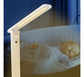 מצלמת אבטחה ביתית עם נורת לד שולחנית