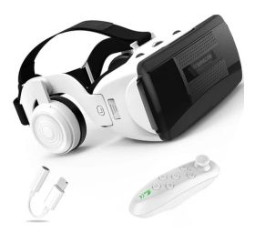 משקפי VR מקצועיות עם אוזניות ושלט בלוטוס