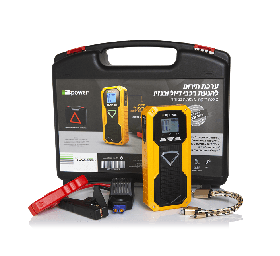 מטען בוסטר נייד 22,800mAh למצבר הרכב, לסמארטפון ועוד