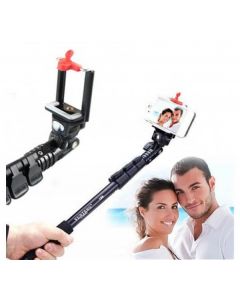 מוט לצילום סלפי מקצועי עם שלט בלוטוס נשלף